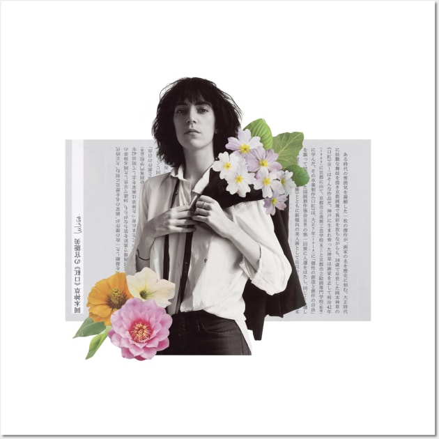 Patti Smith Collage Wall Art by luliga